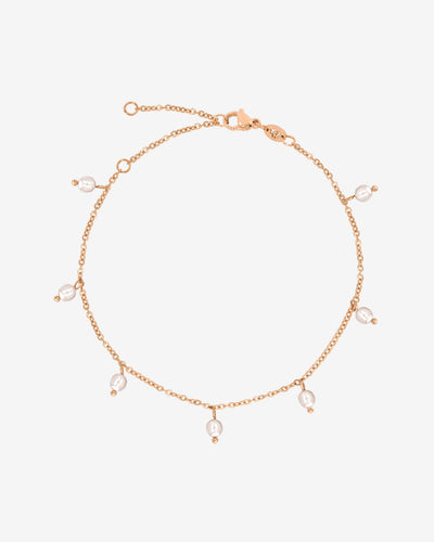 Shiny Pearls Bracelet Roségold