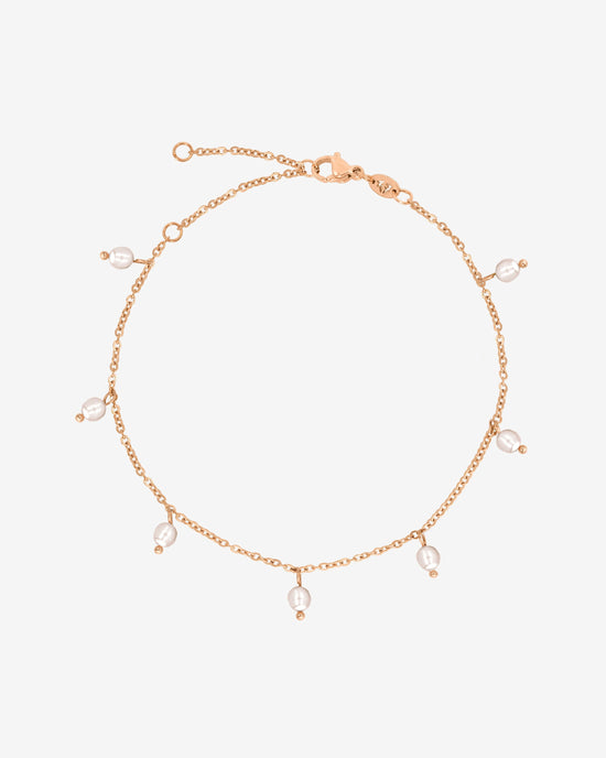 Shiny Pearls Bracelet Roségold