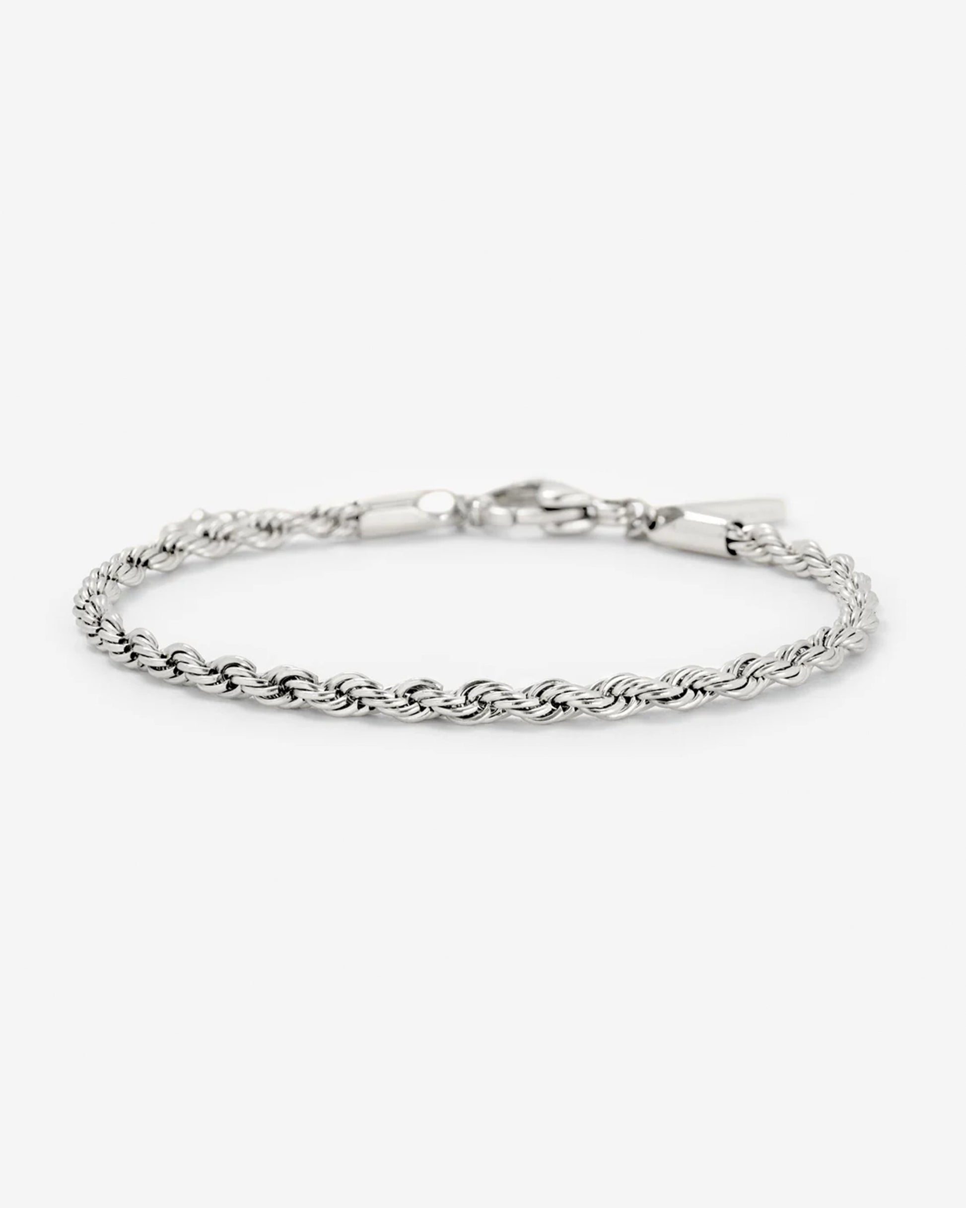 Rope Chain Bracelet Silber