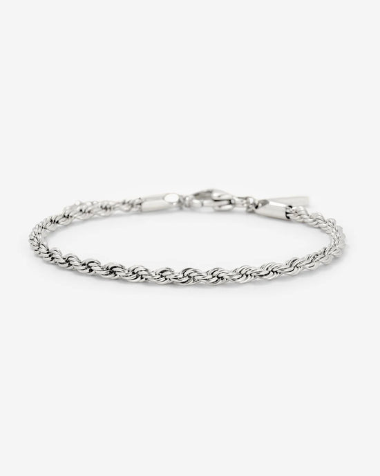 Rope Chain Bracelet Silber
