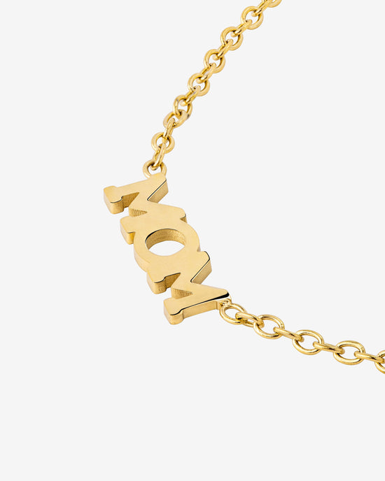 Mom Forever Necklace Gold