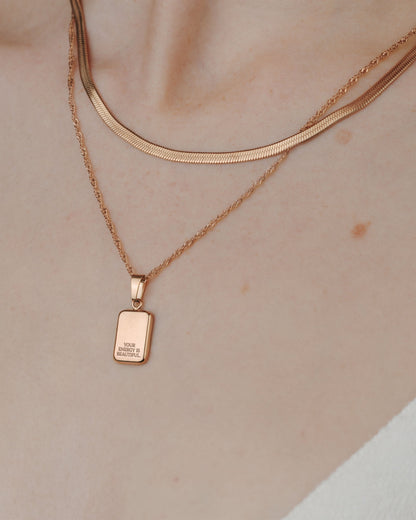 Your energy is beautiful Bundle Roségold