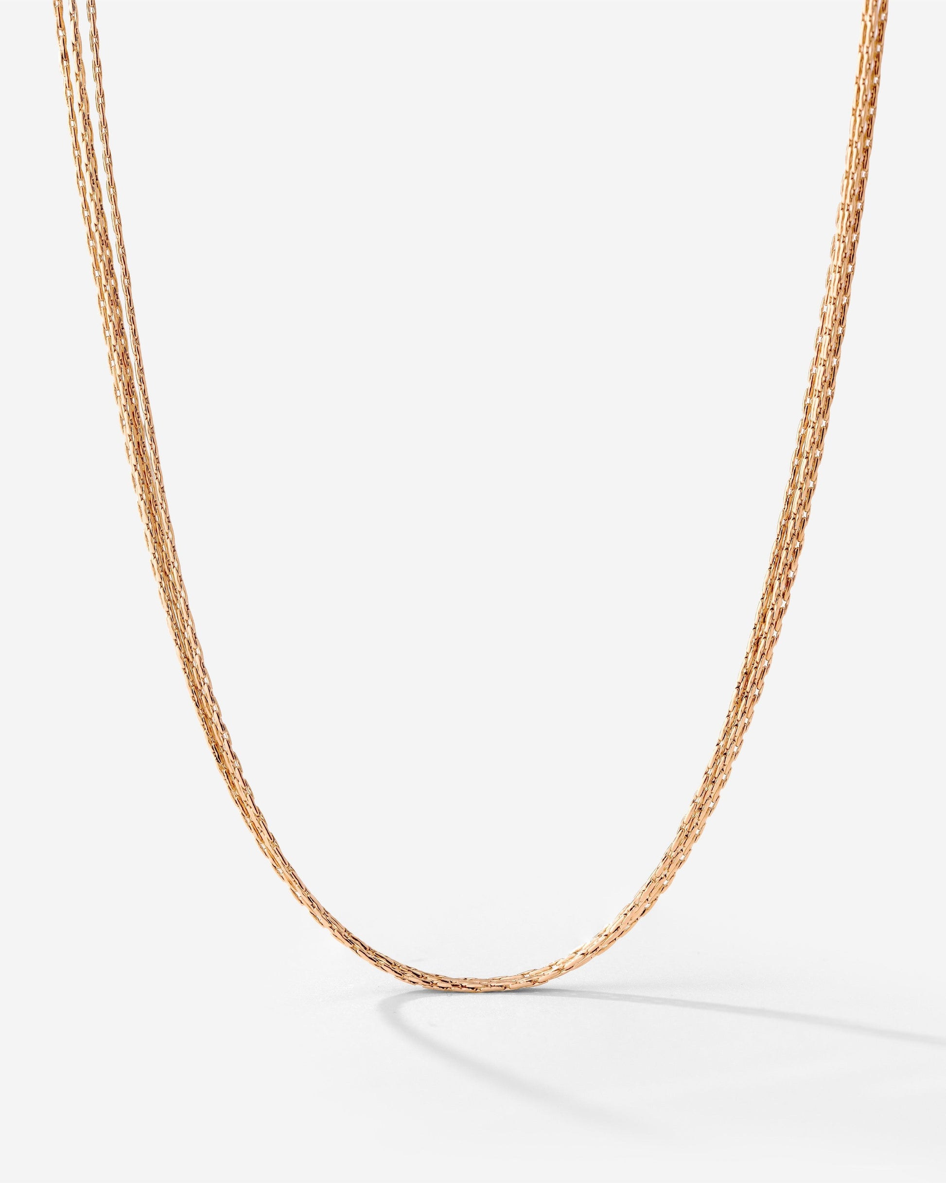 Cascade Layer Necklace Roségold
