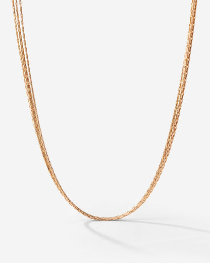 Cascade Layer Necklace Roségold