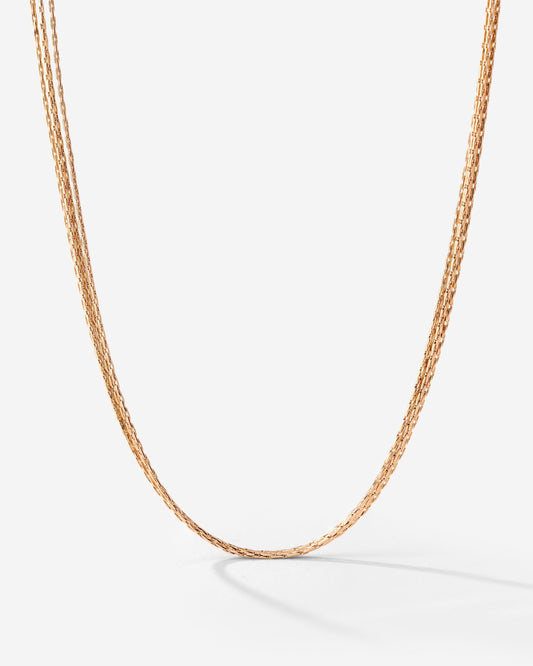 Cascade Layer Necklace Roségold