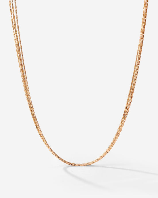 Cascade Layer Necklace Roségold