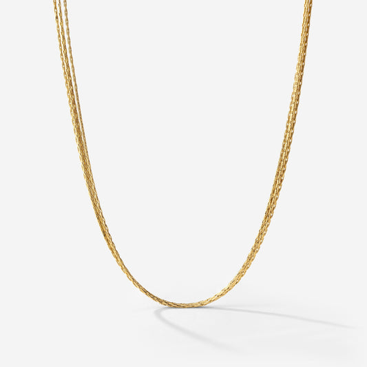 Cascade Layer Necklace Gold
