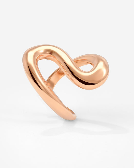 Coiled Ring Roségold