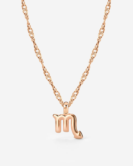 Scorpio Bubble Necklace Roségold