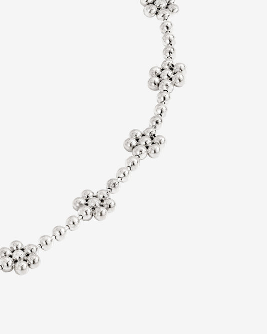 Blooming Choker Silber