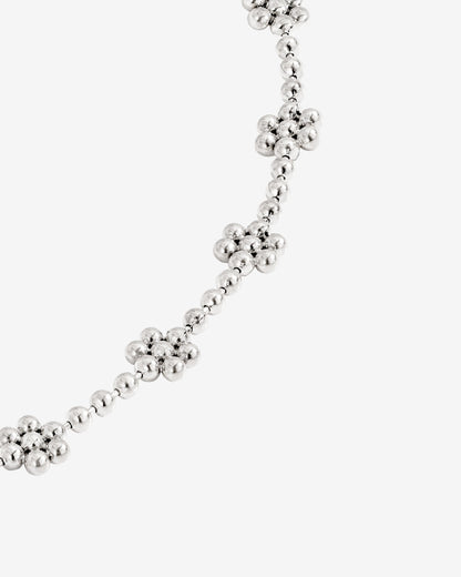 Blooming Choker Silber