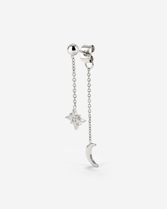 Shiny Ines Stud Earring Silber