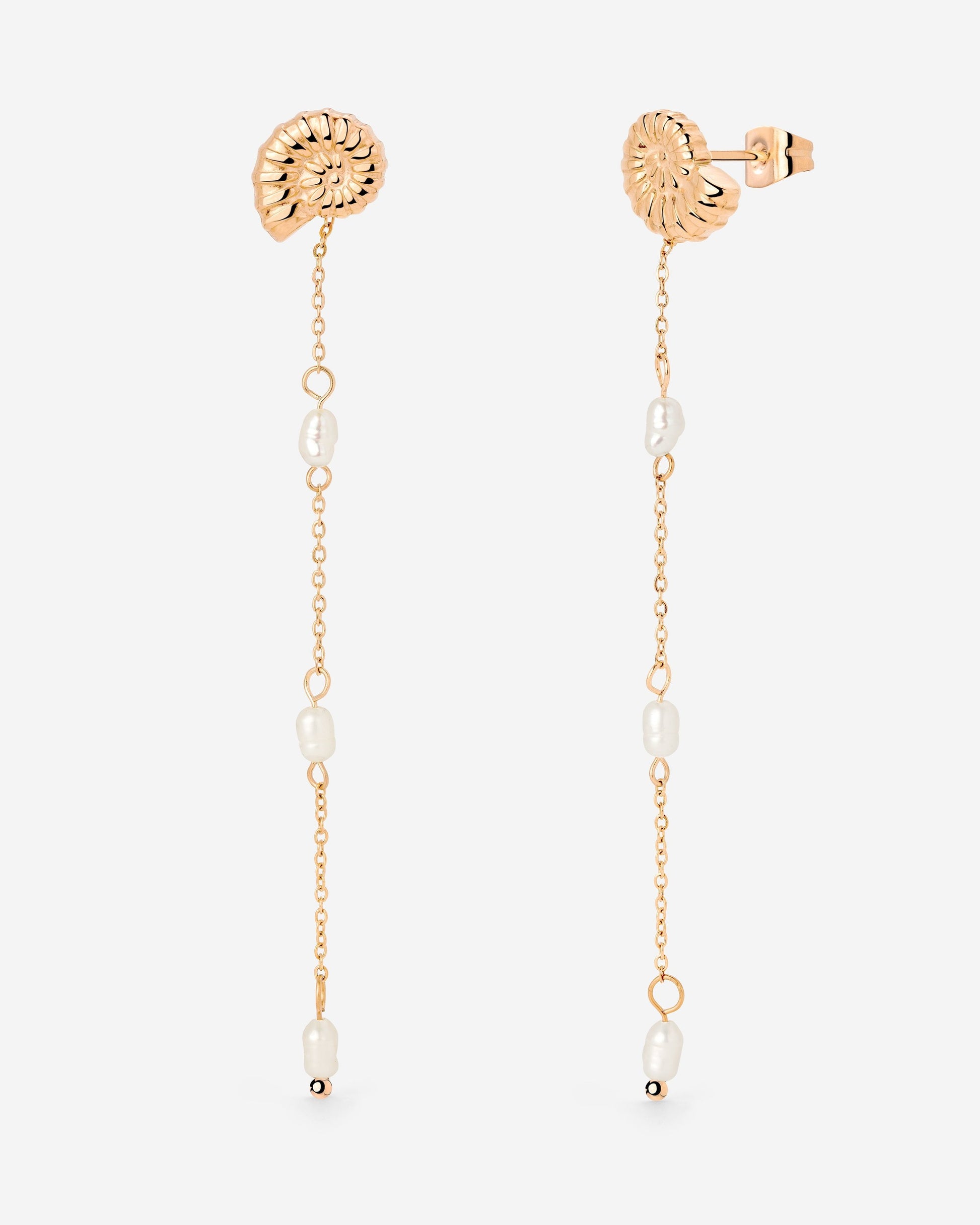Siren's Spell Pearl Drop Earrings Roségold