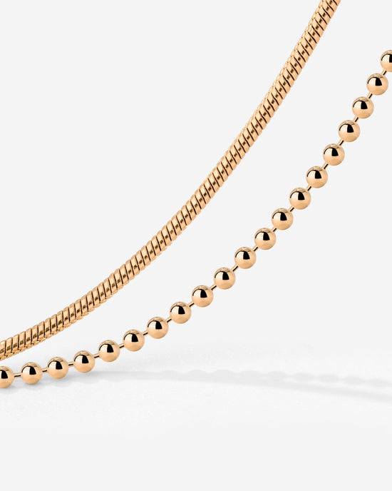 Duo Beads Bracelet Roségold