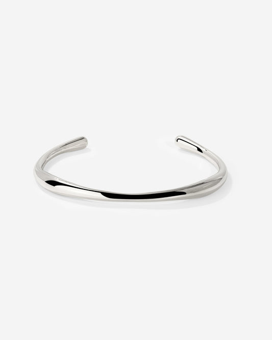 Graceful Curves Bangle Silber