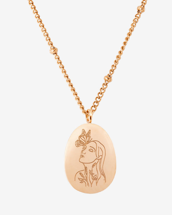 Tender Grace Necklace Roségold