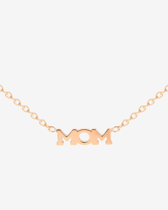 Mom Forever Necklace Roségold