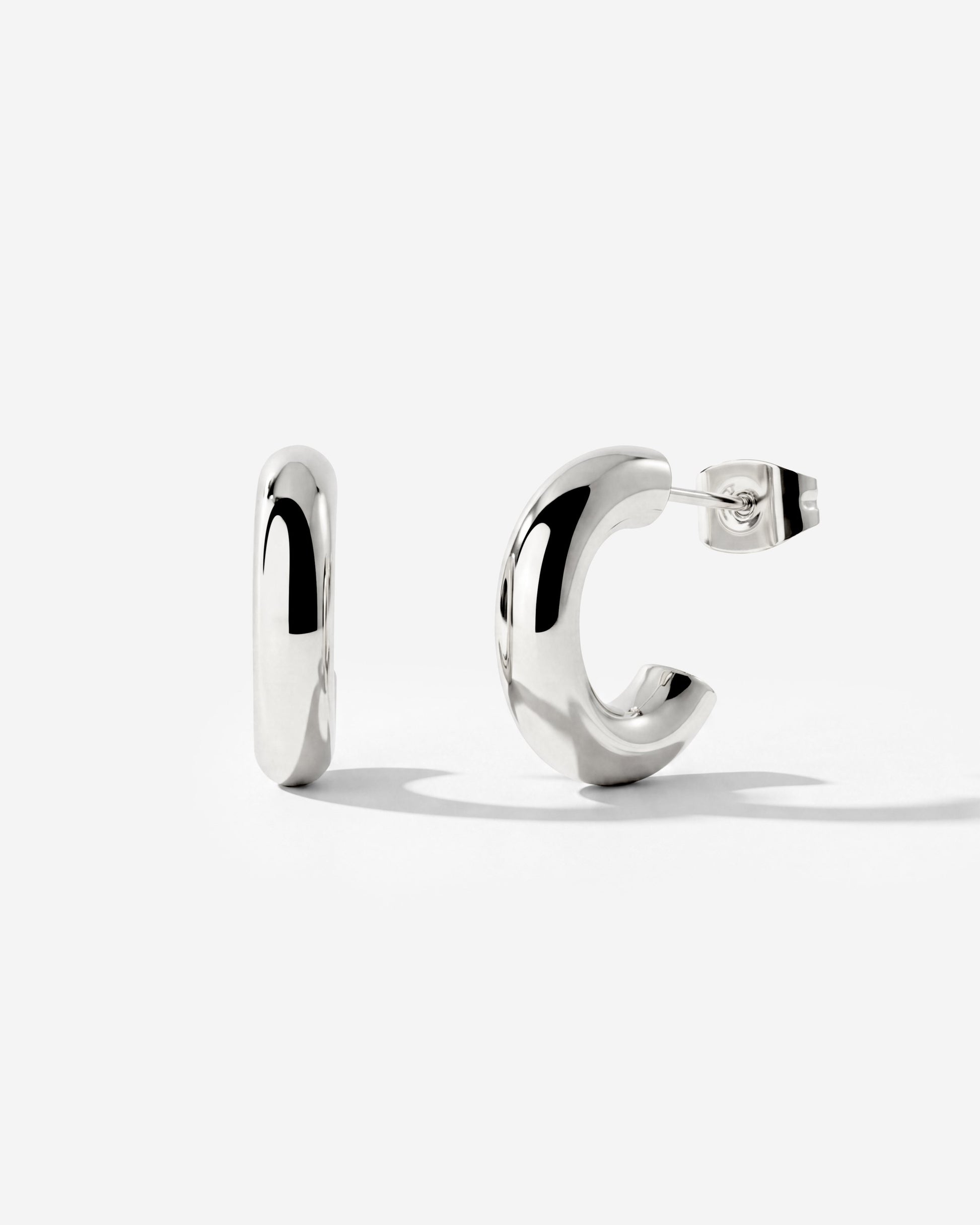 Inner Light Hoop Studs