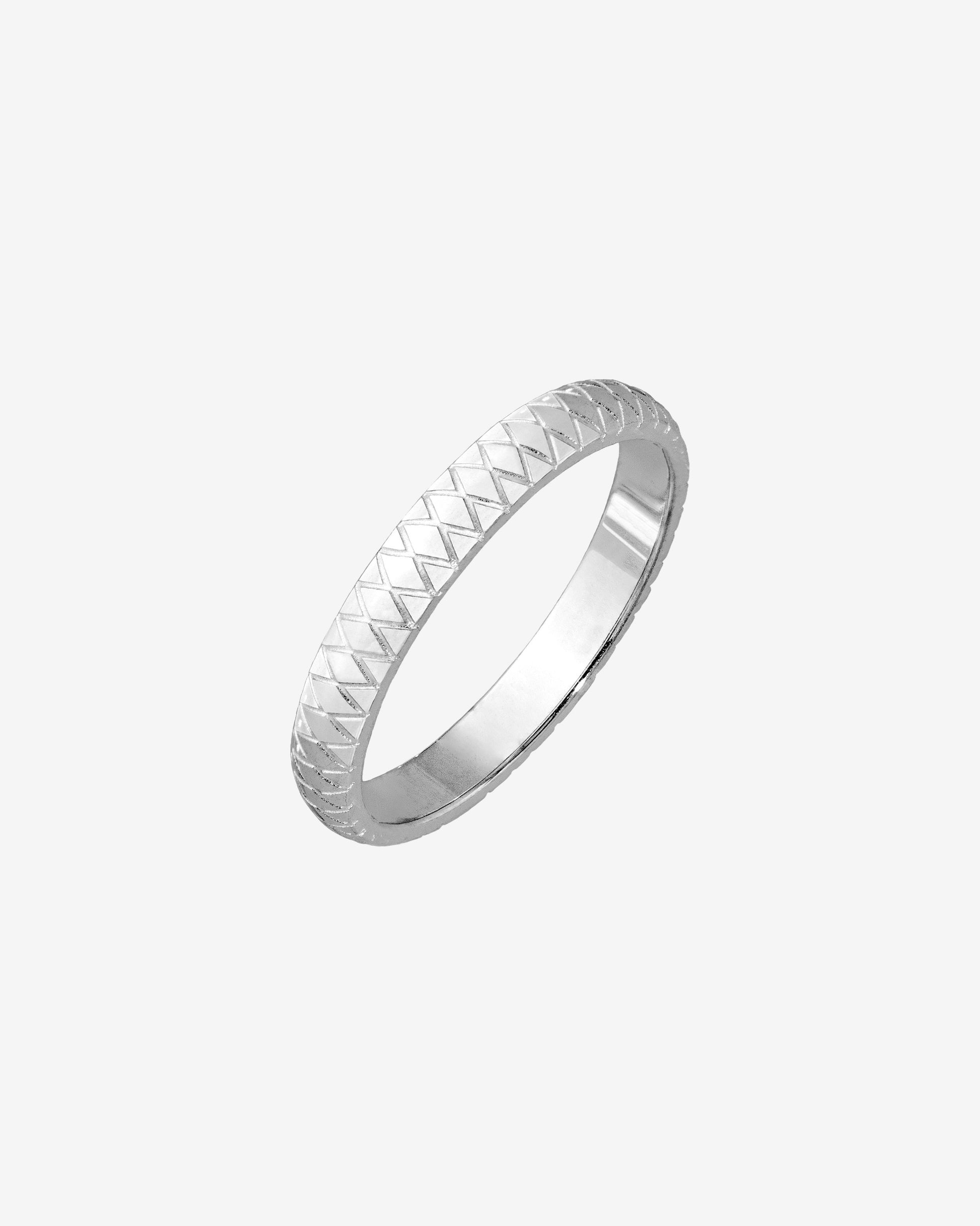 Cute Pattern Ring Silber