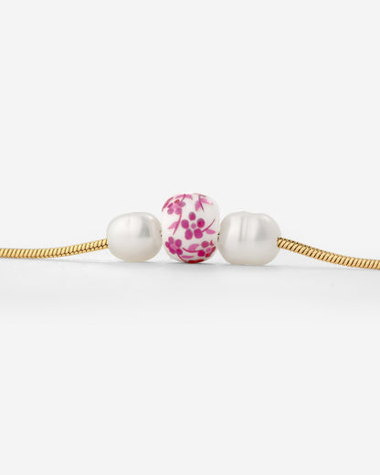 Painted Pink Necklace
