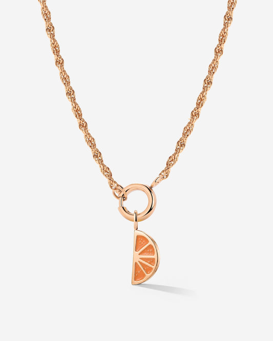 Juicy Rope Chain Necklace Set Roségold