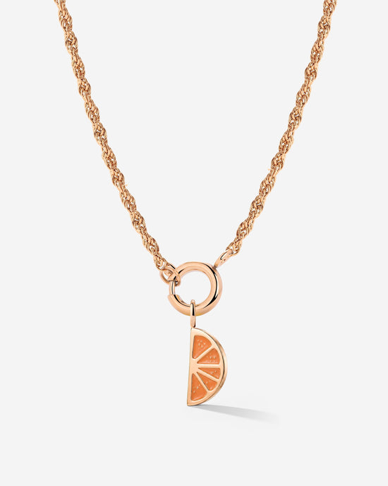 Juicy Rope Chain Necklace Set Roségold