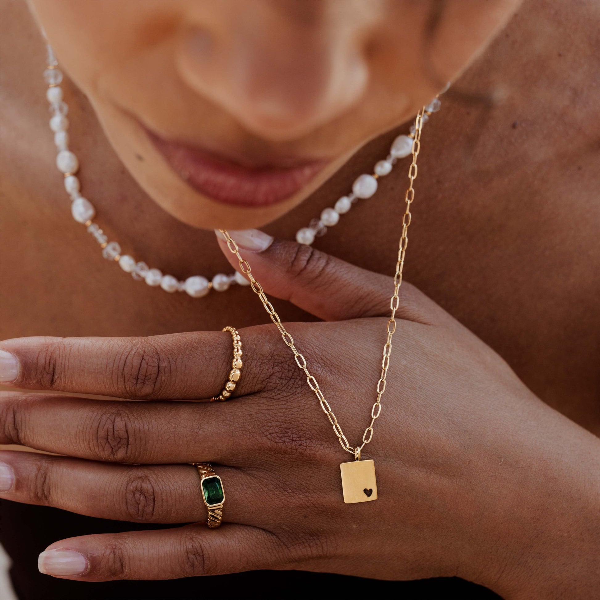 Brilliant Emerald Ring Gold