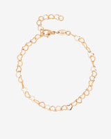 Heart after Heart Bracelet Roségold