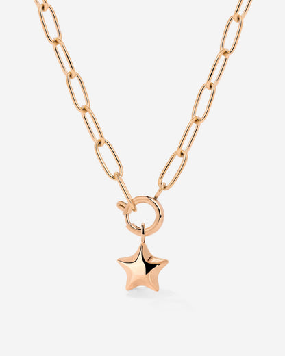 Nova Oval Links Necklace Set Roségold