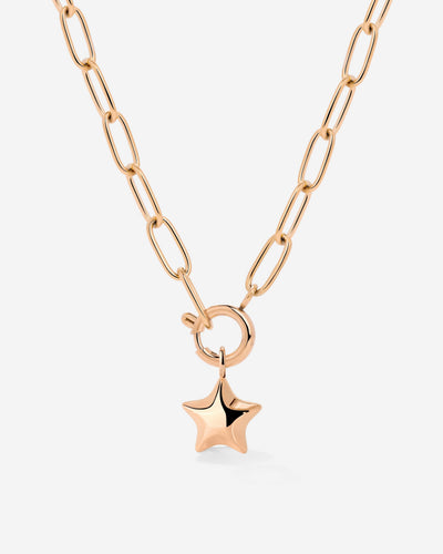 Nova Oval Links Necklace Set Roségold