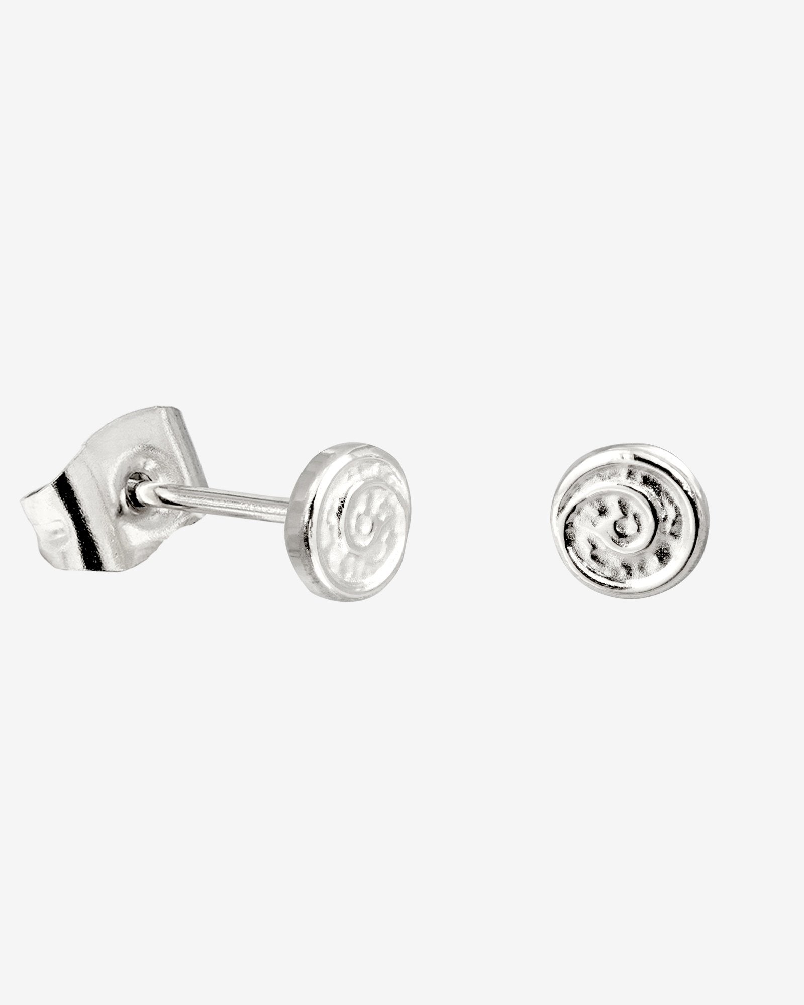 Sweet Swirl Studs Silber