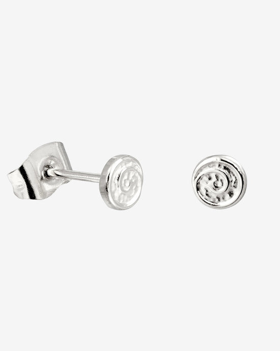 Sweet Swirl Studs Silber