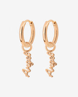 The Angel Hoop Set Small Roségold