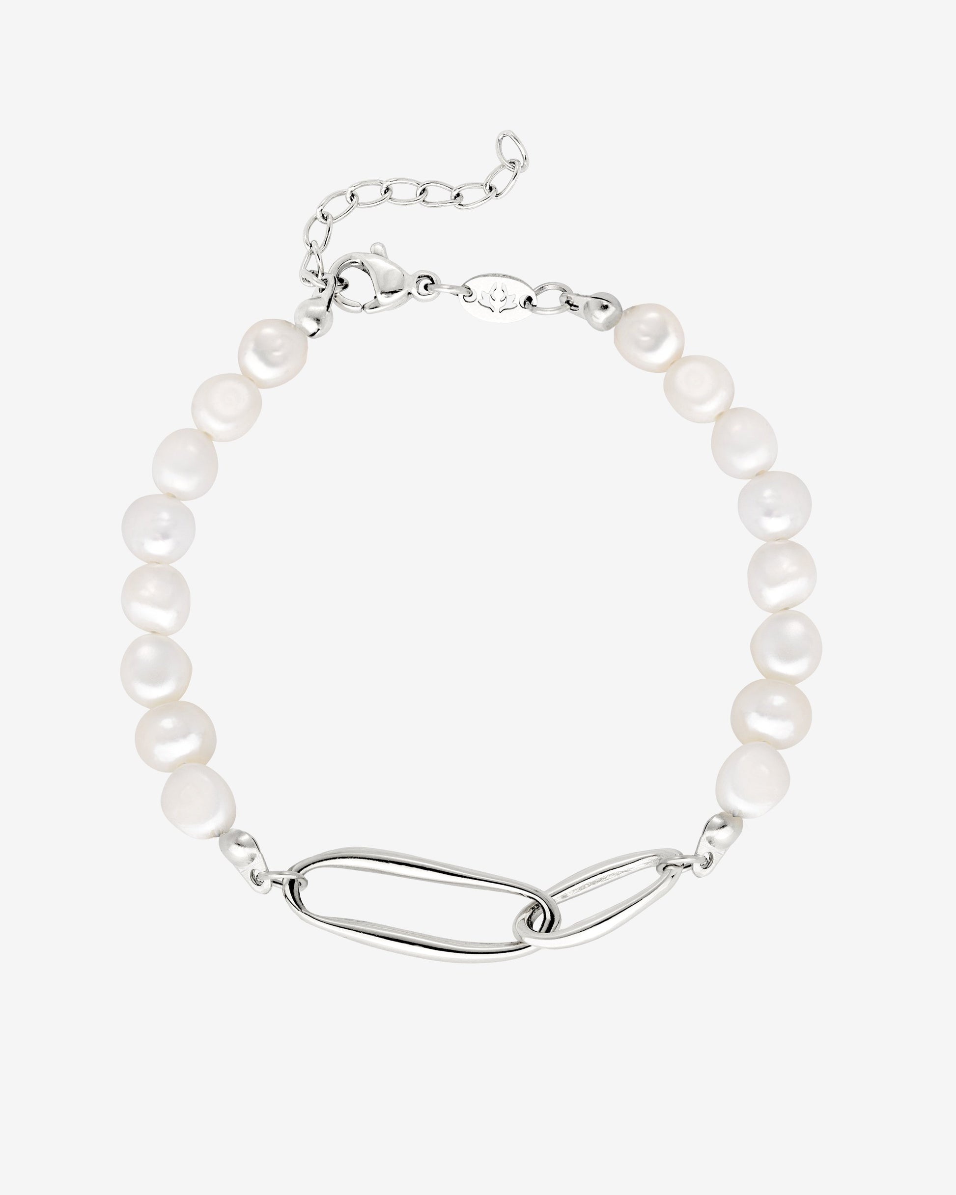 Fluidity Pearl Bracelet Silber
