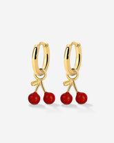 Very Cherry Hoop Set Baby Gold