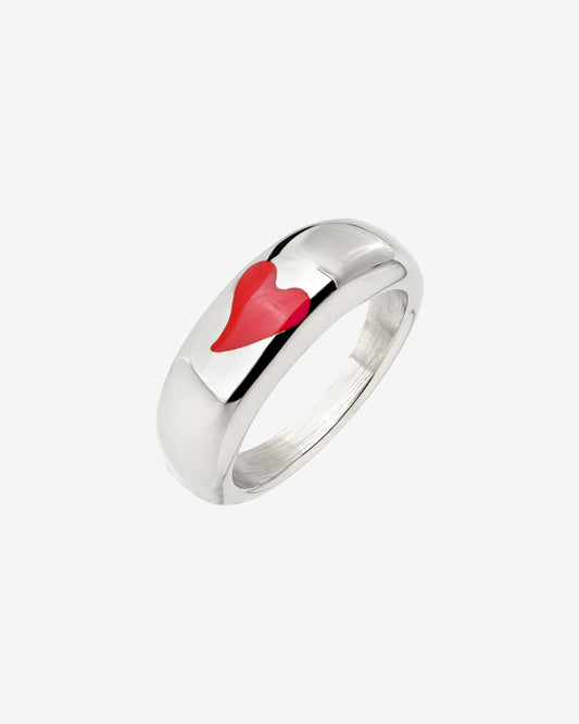 Hot Love Ring Silber