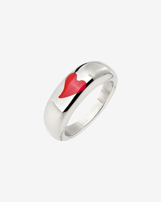 Hot Love Ring Silber
