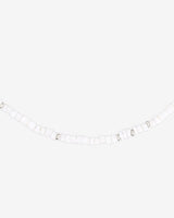 Puka Shell Necklace Silber