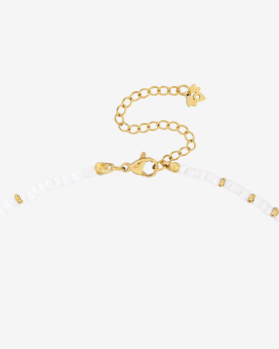 Puka Shell Necklace Gold