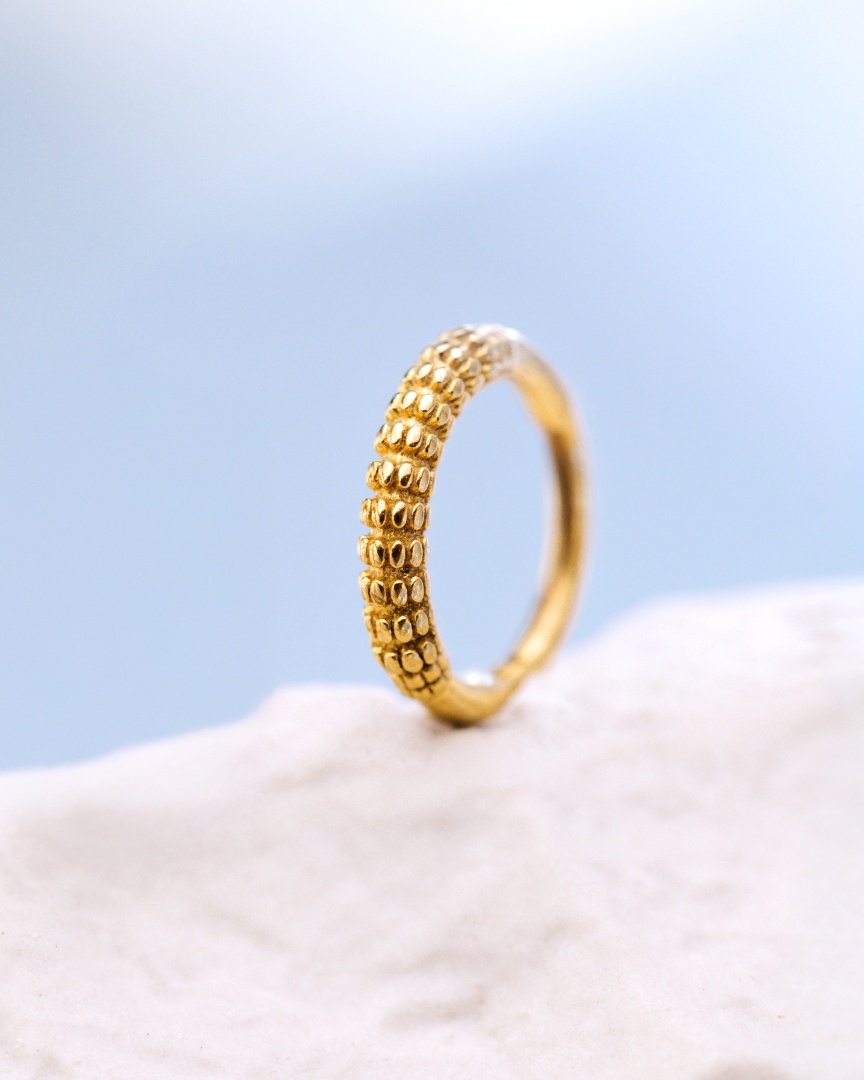 Striped Piercing Gold