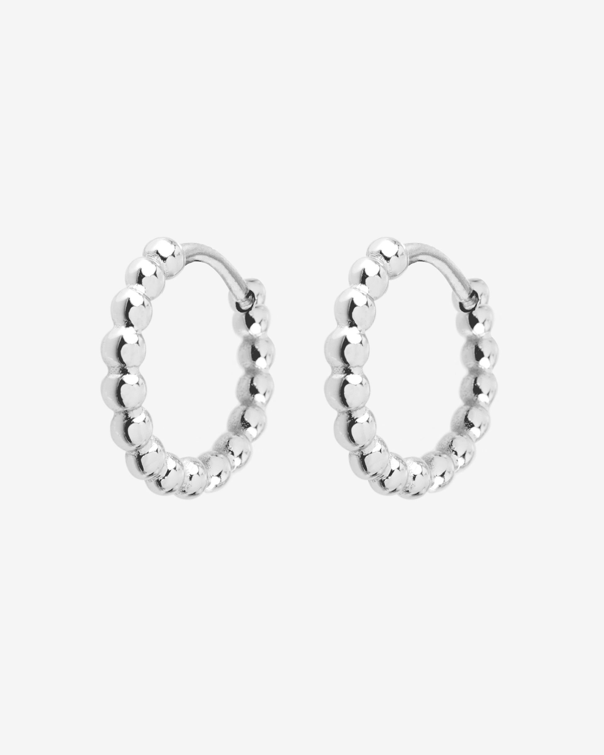 Pellet Hoops Silber