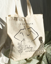 Jutetasche Darling, You're a Goddess
