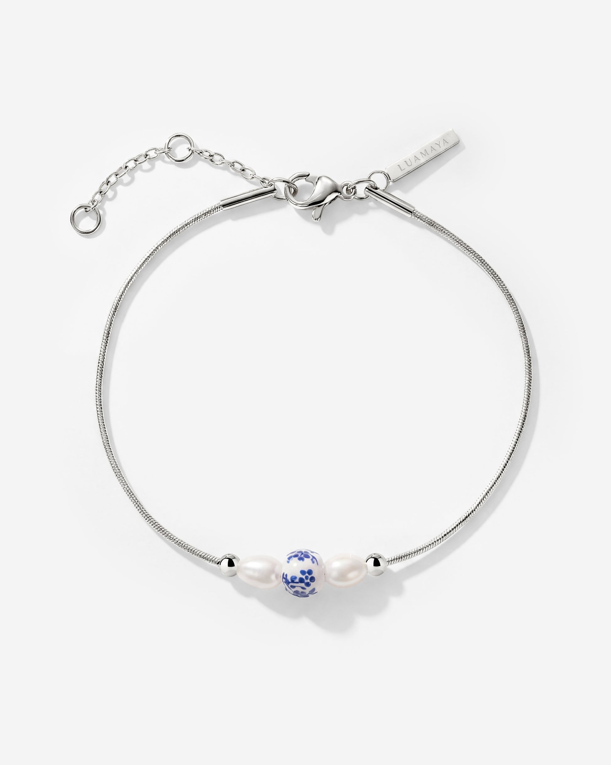 Painted Blue Bracelet