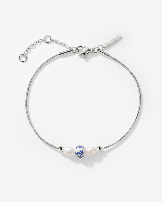 Painted Blue Bracelet