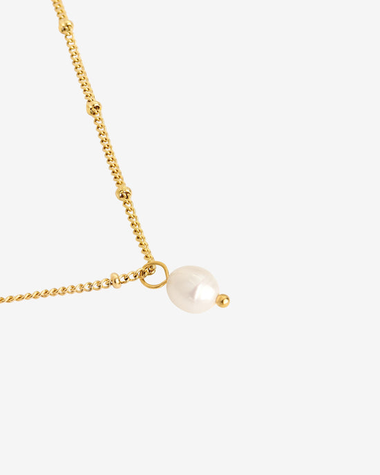 Baby Pearl Necklace Gold