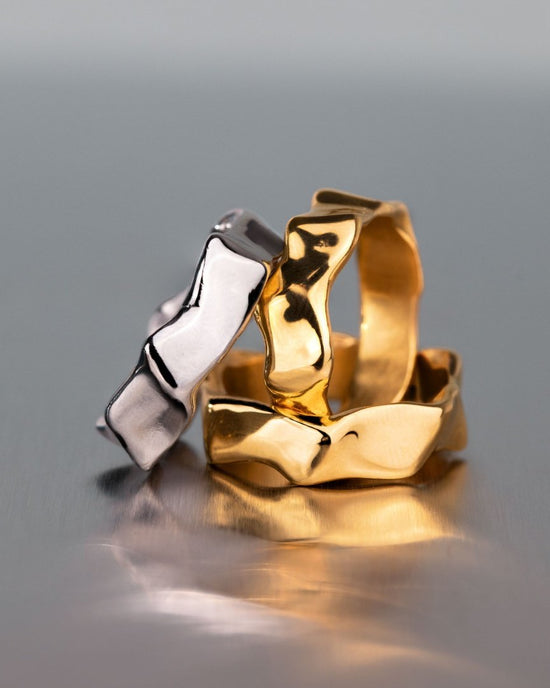 Melting Ring Silber