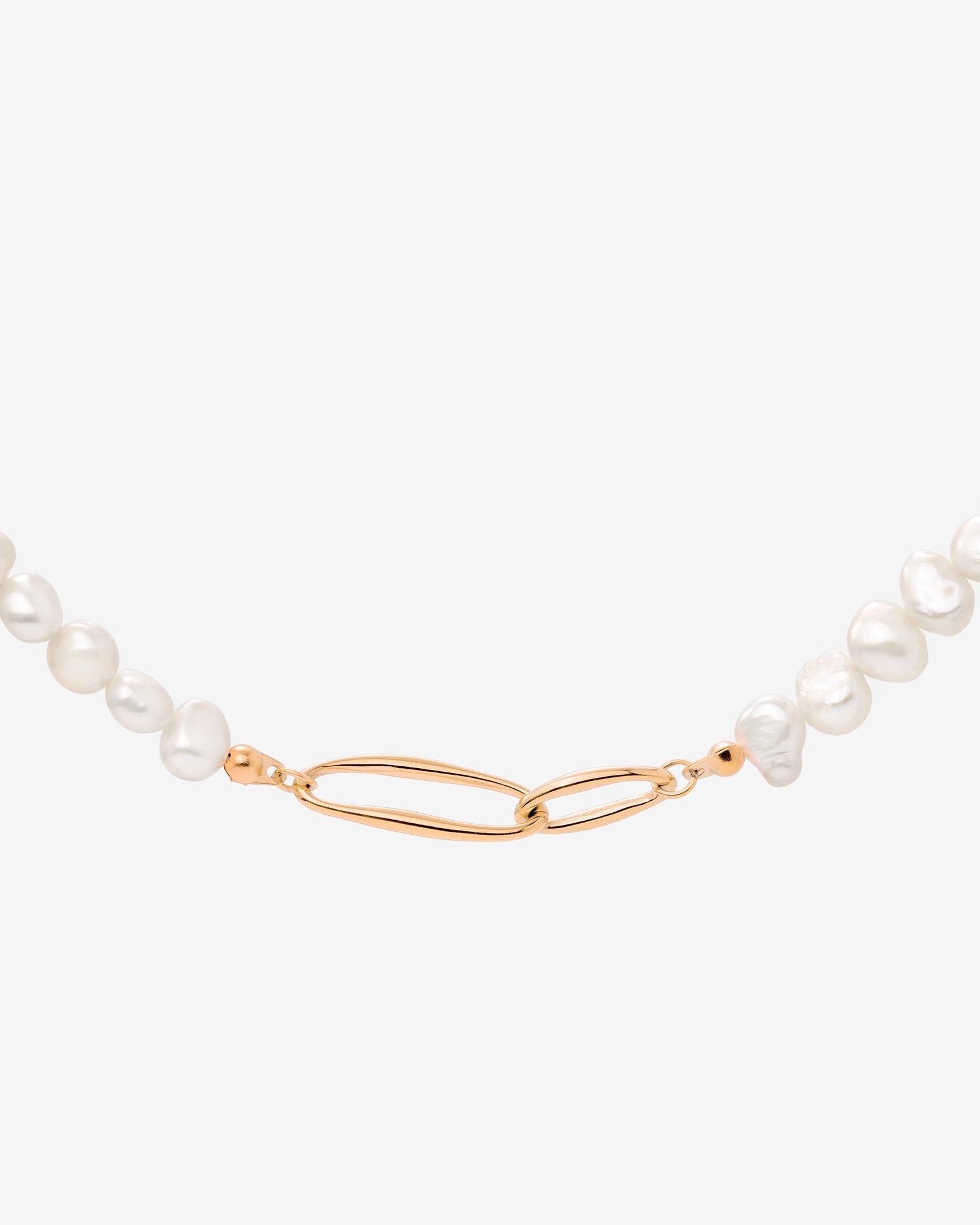 Fluidity Pearl Necklace Roségold