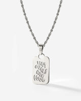 Hot girls are loud Necklace Silber