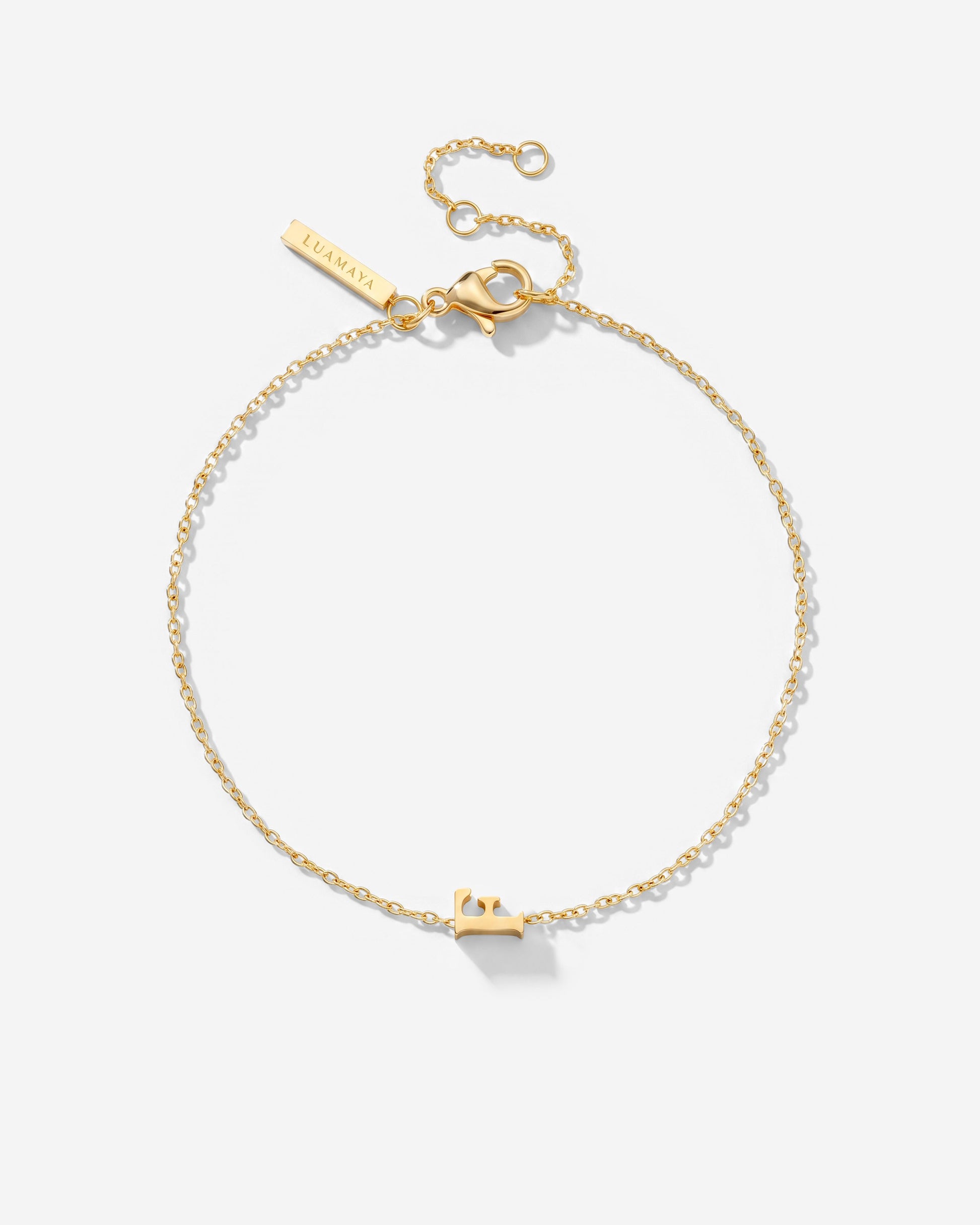 Tiny Letter Bracelet