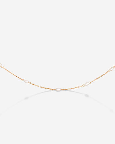 Pearl after Pearl Choker Roségold